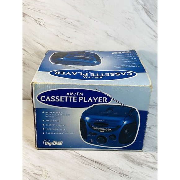 Vintage Digitech AM/FM Cassette Player NEW battery operated only - Picture 10 of 11